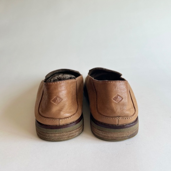 Sperry Tan Genuine Leather Flats Size 12 - Picture 10 of 15
